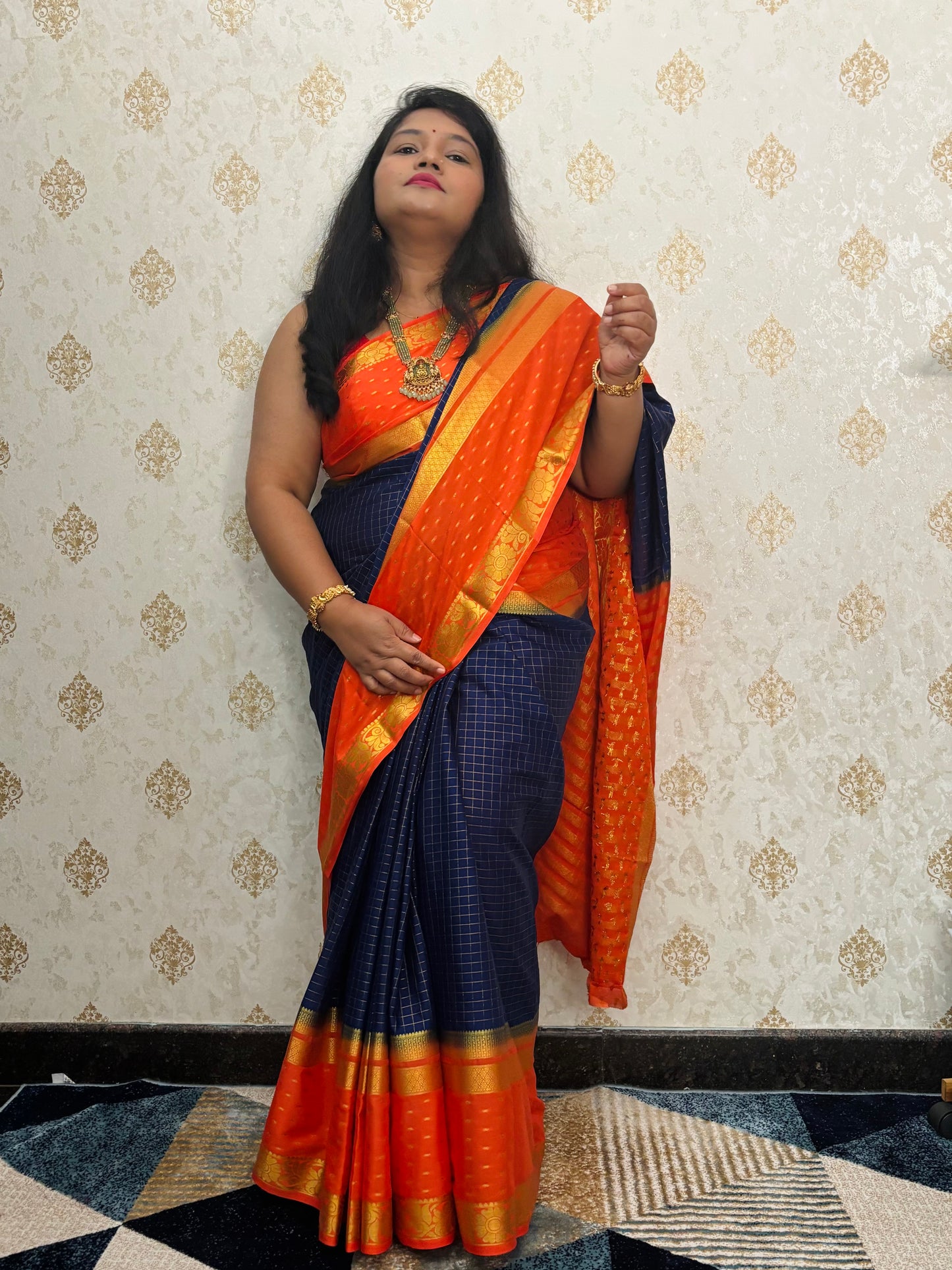 Semi mysore silk saree