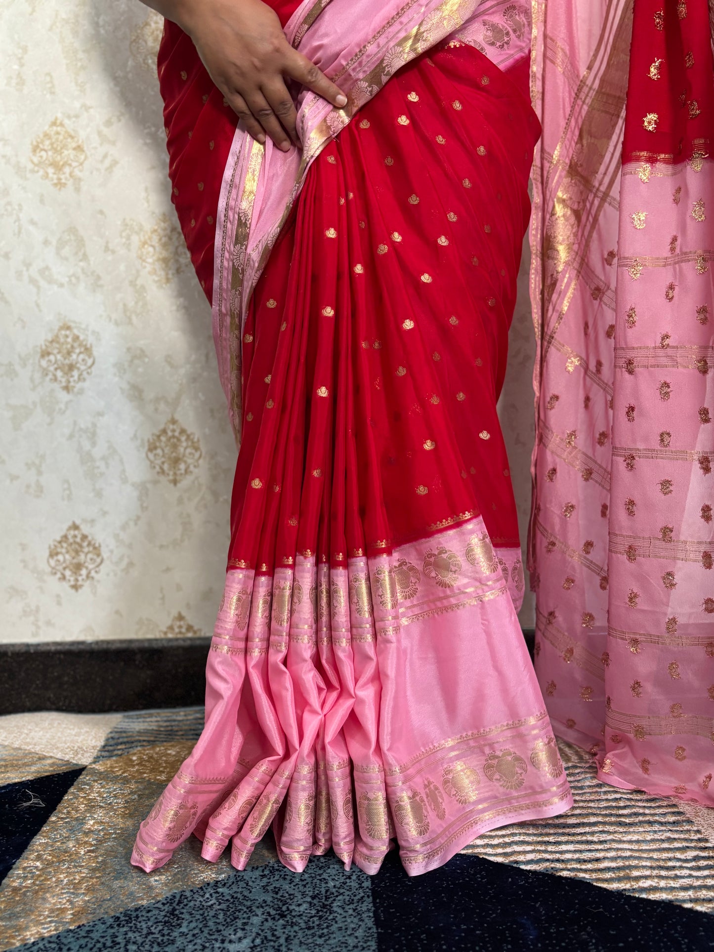 Semi mysore silk saree