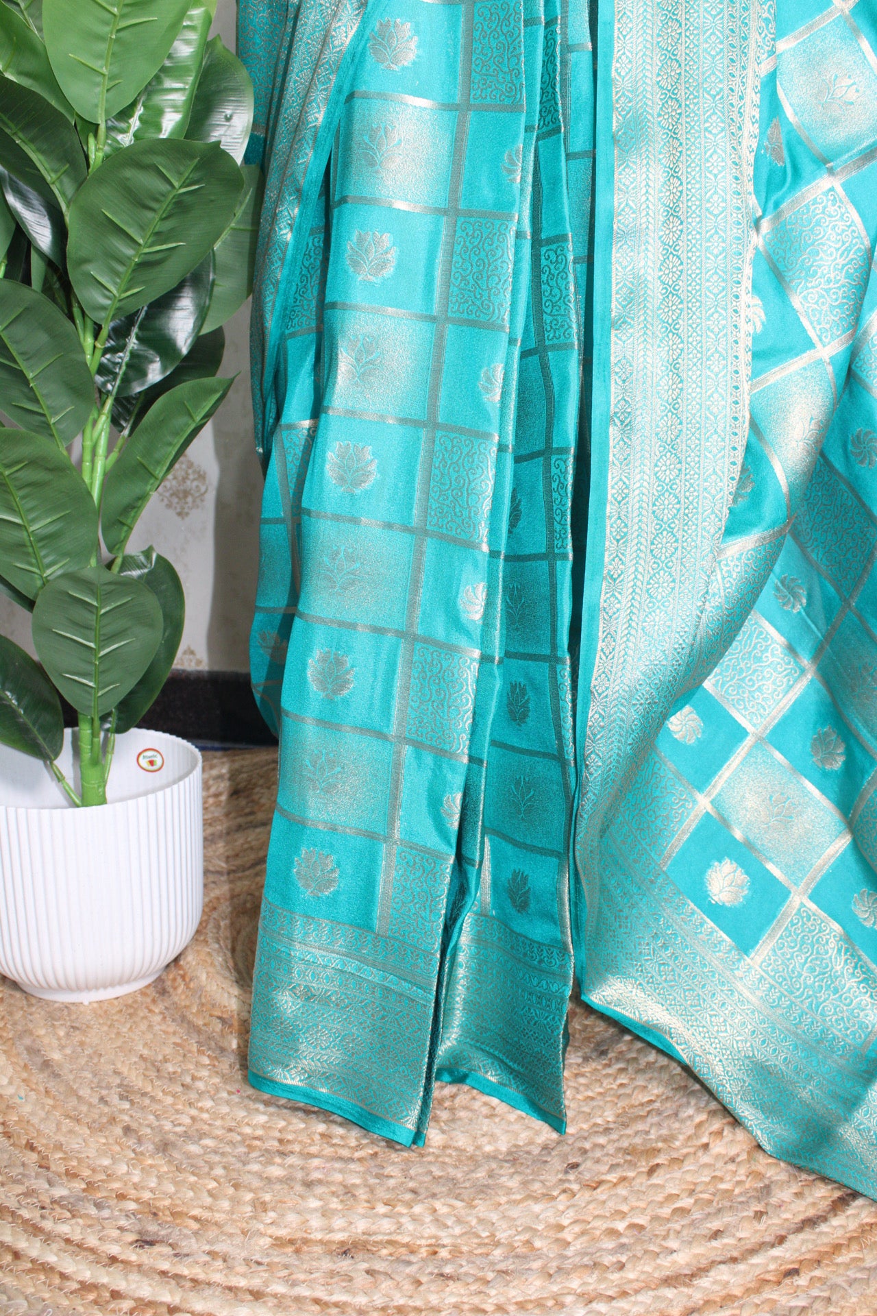 Semi Kanchi saree