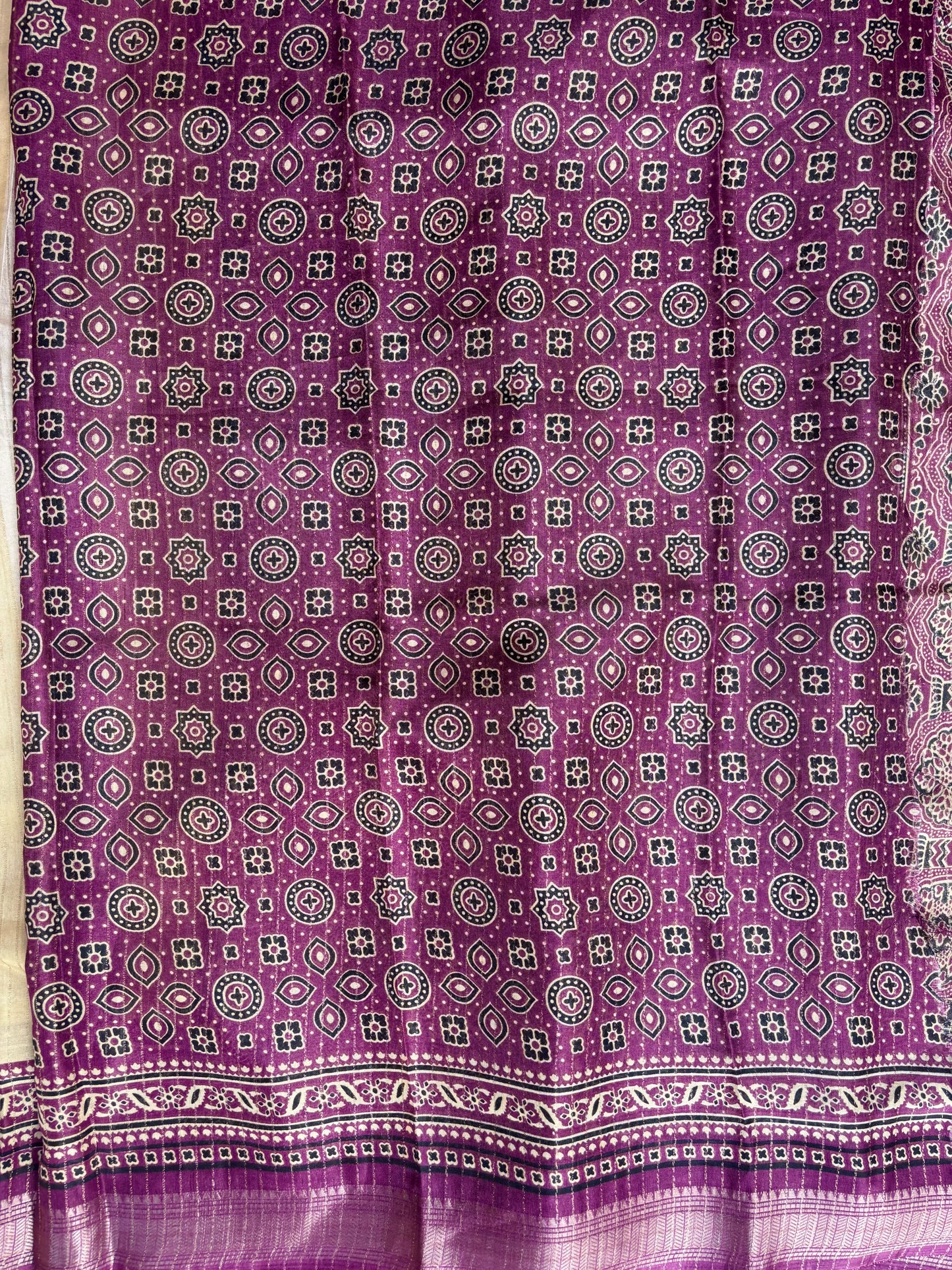 Kashmiri silk saree