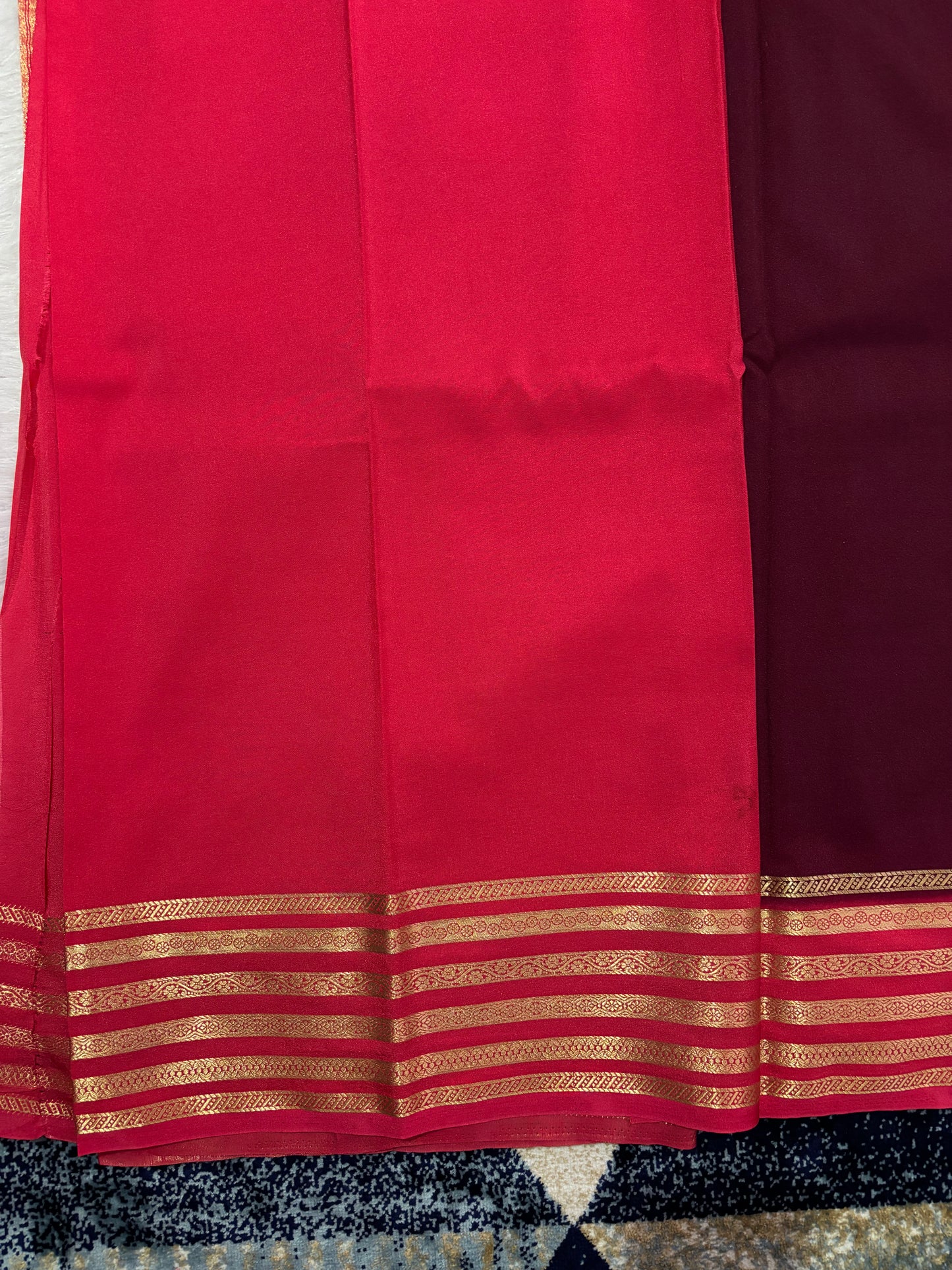 Semi mysore silk saree