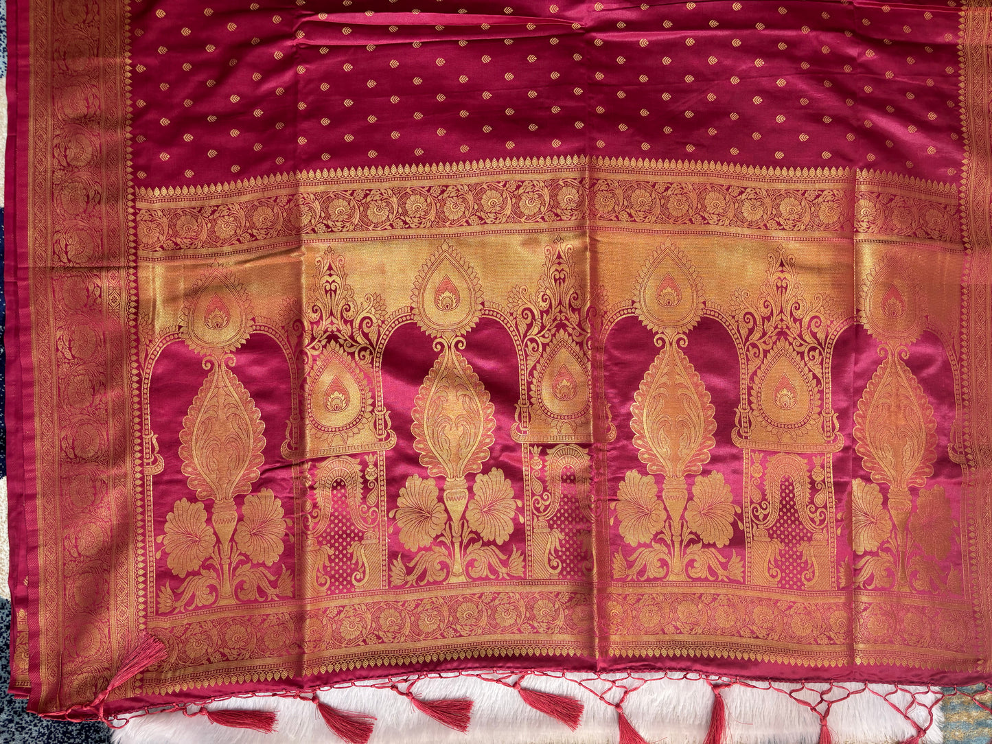 Banaras satin saree