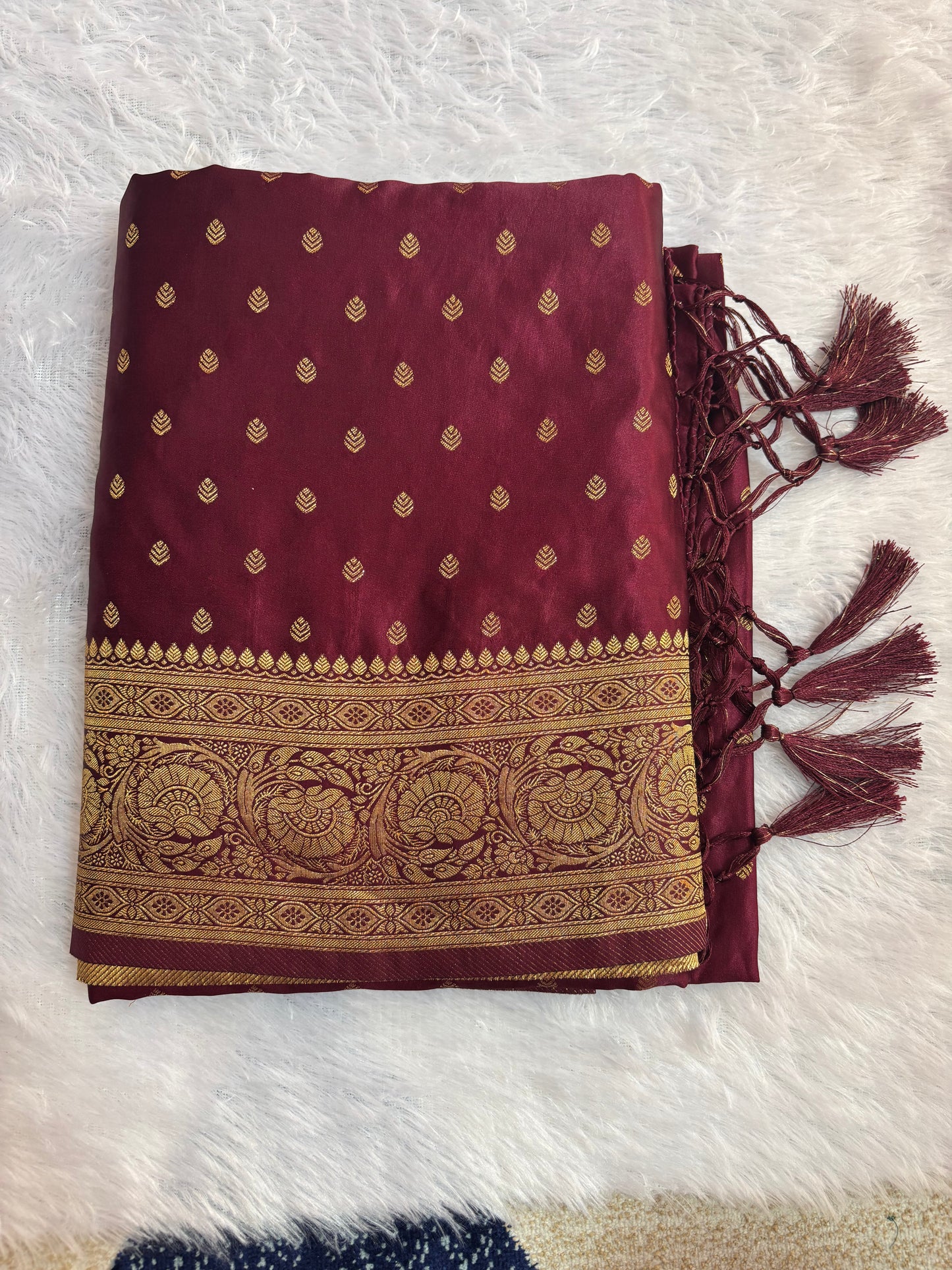 Banaras satin saree