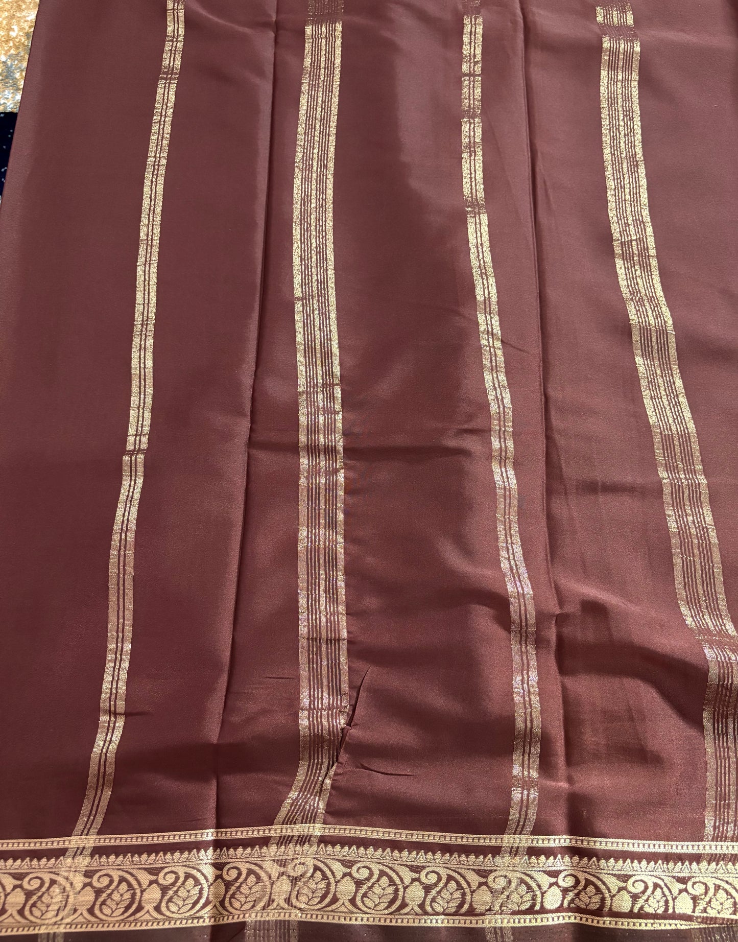 Semi Mysore silk saree