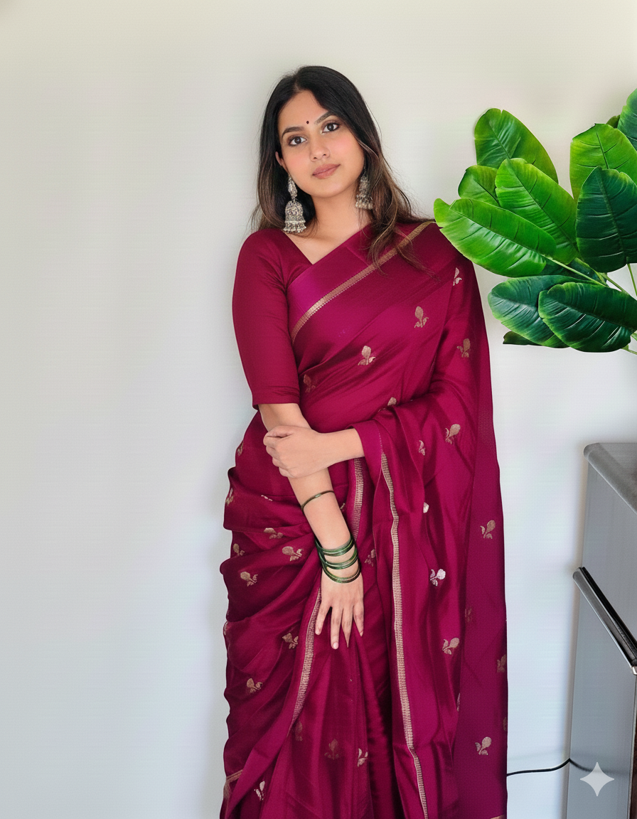 Jute Linen Saree
