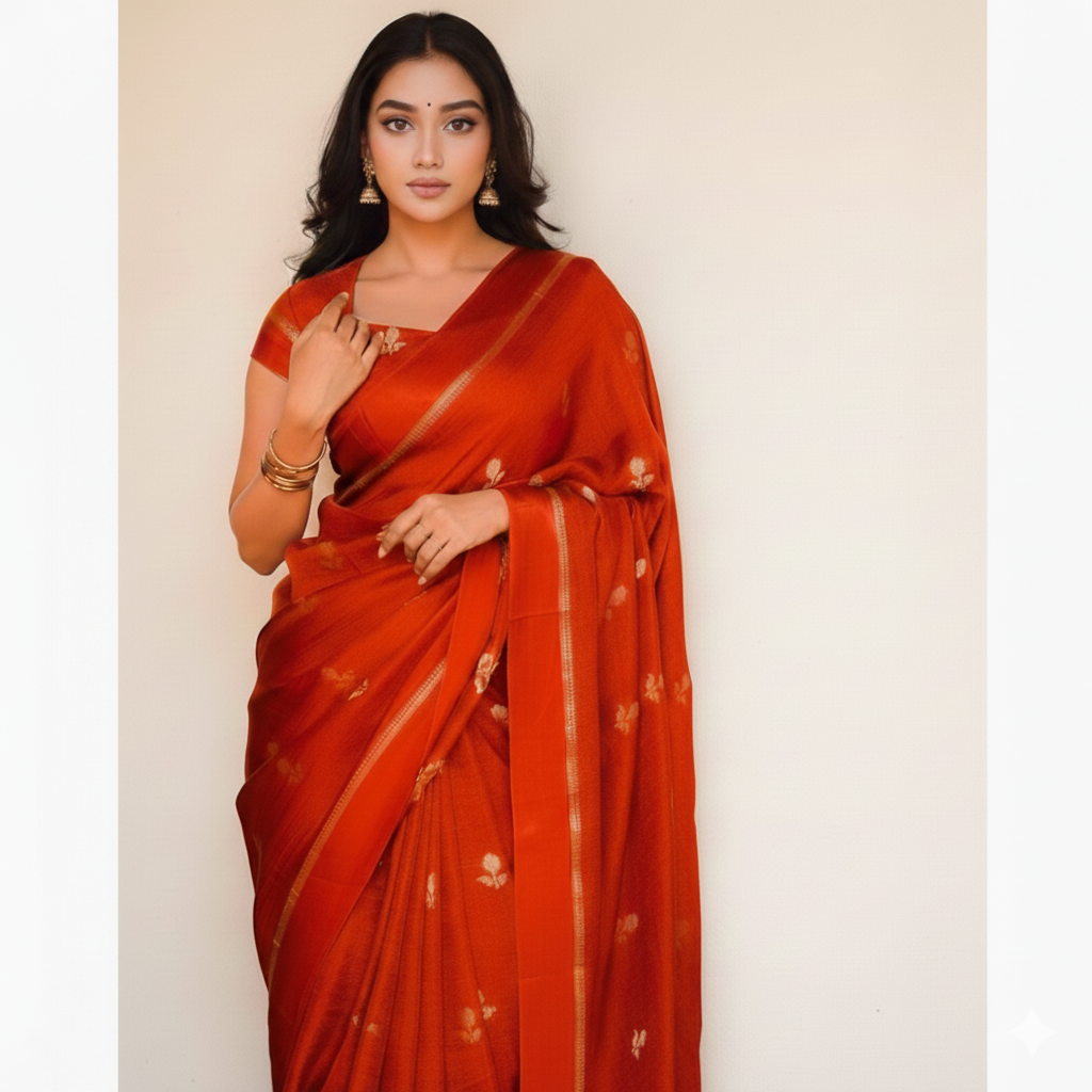 Jute Linen Saree