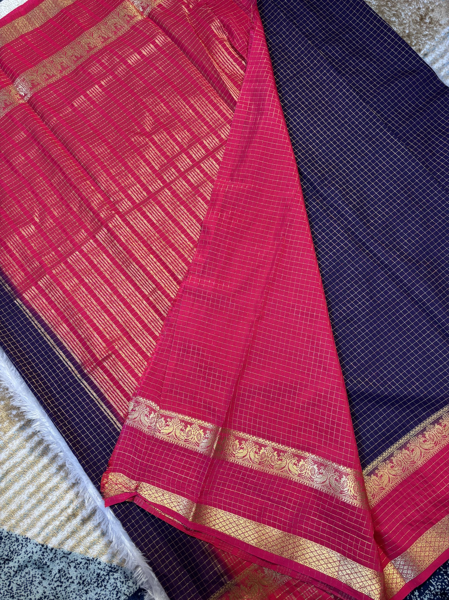 Semi Mysore silk saree