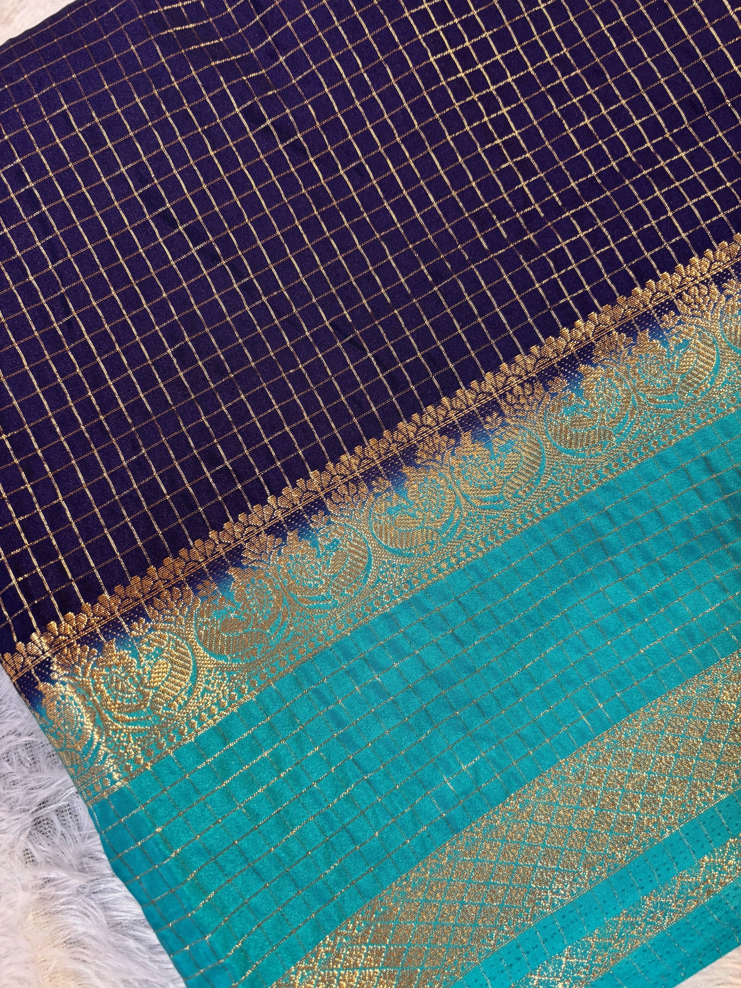 Semi Mysore silk saree