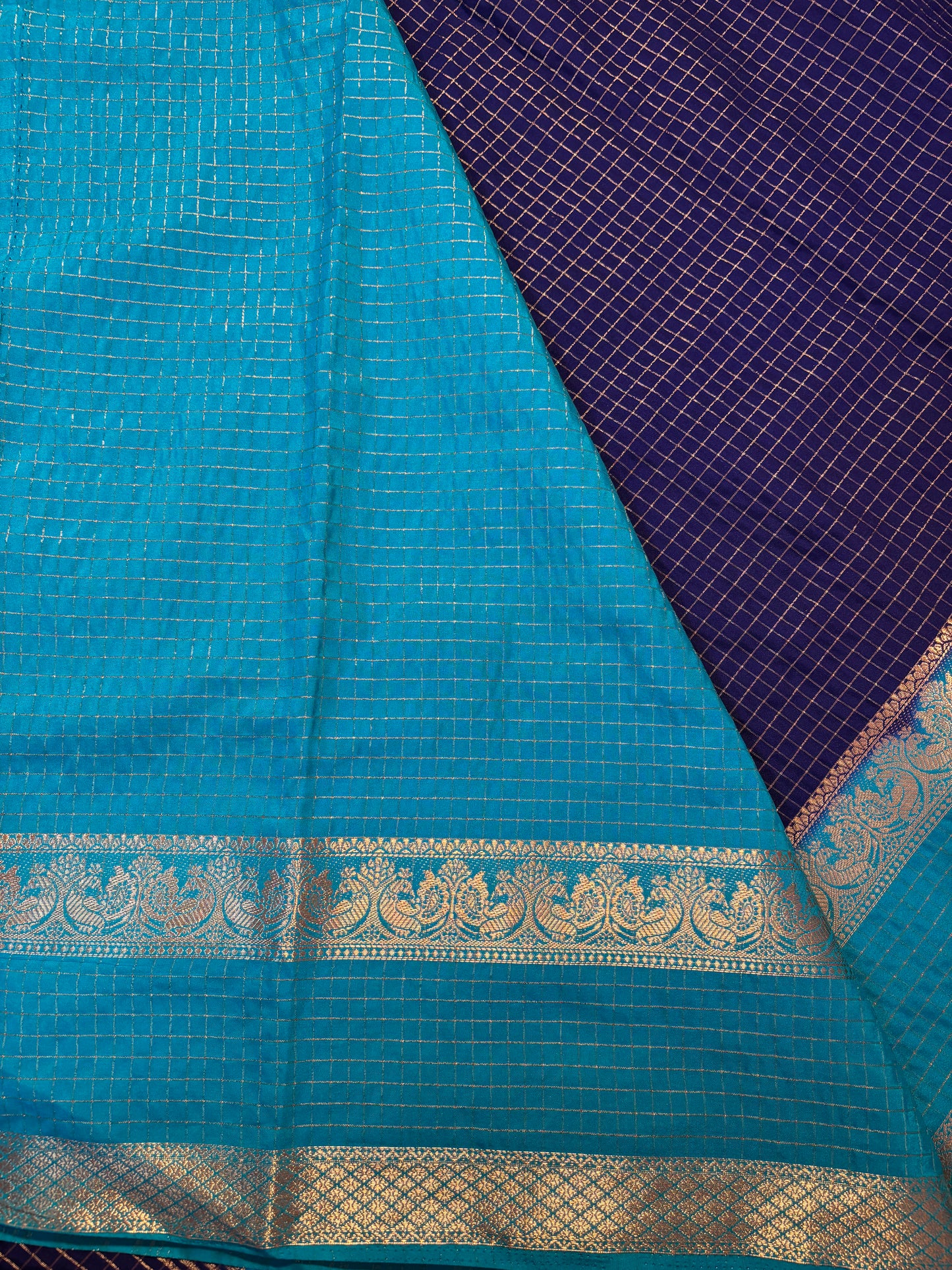 Semi Mysore silk saree