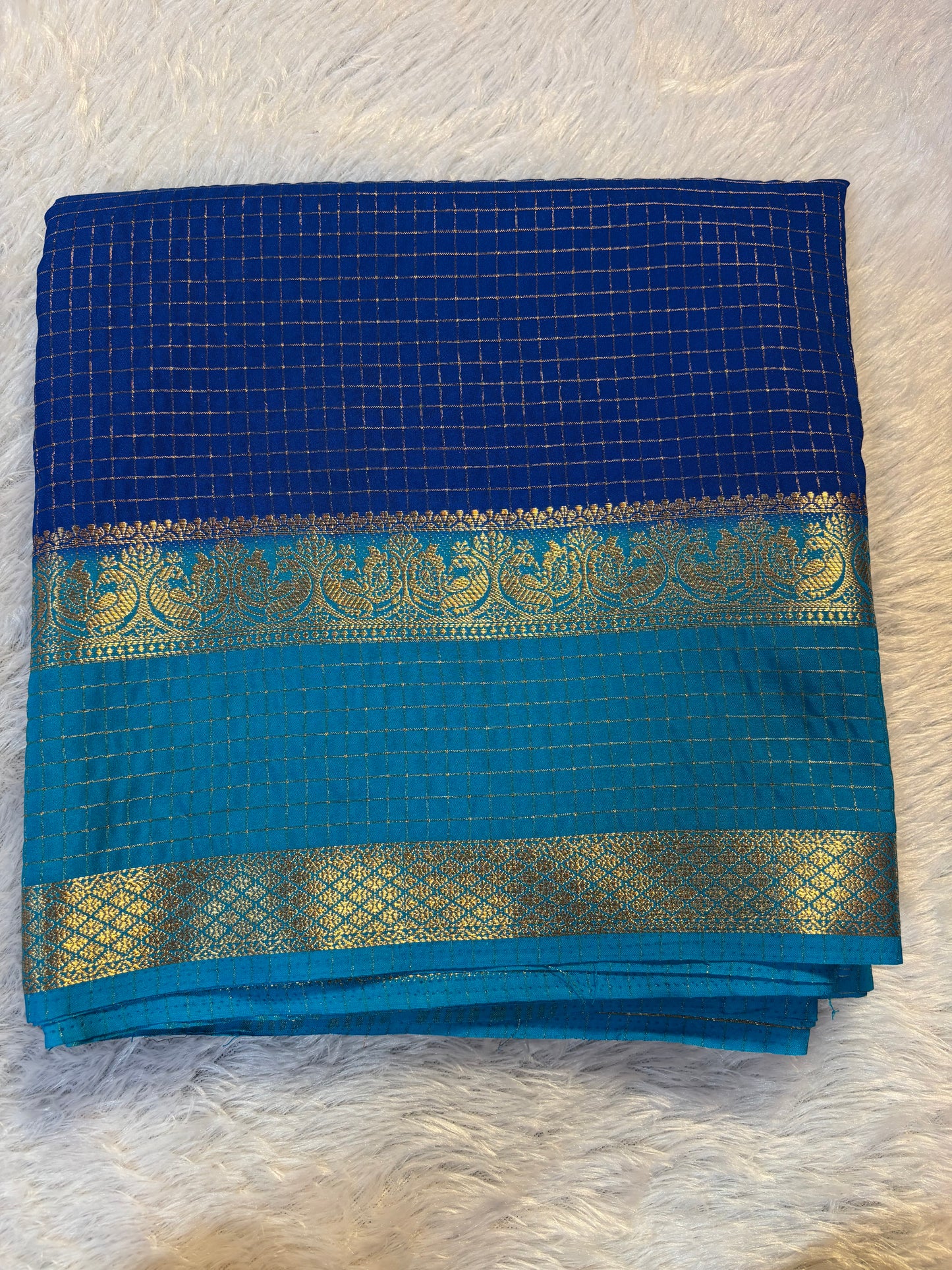 Semi Mysore silk saree