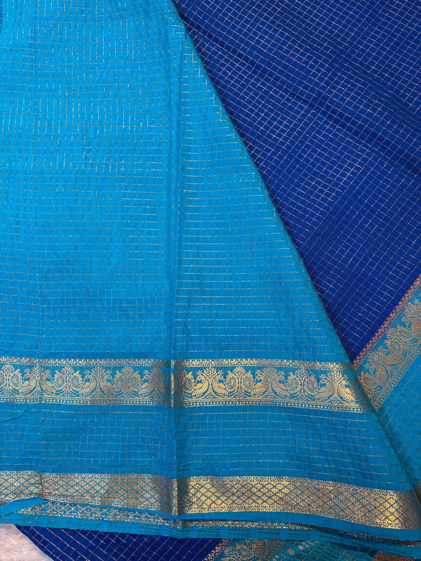 Semi Mysore silk saree