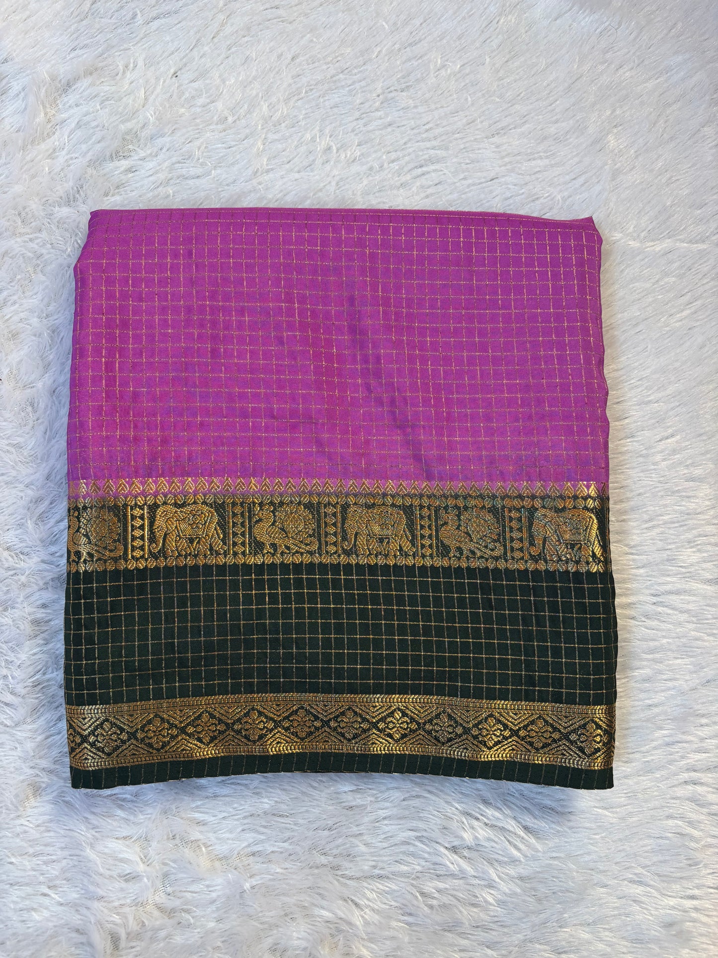 Semi Mysore silk saree