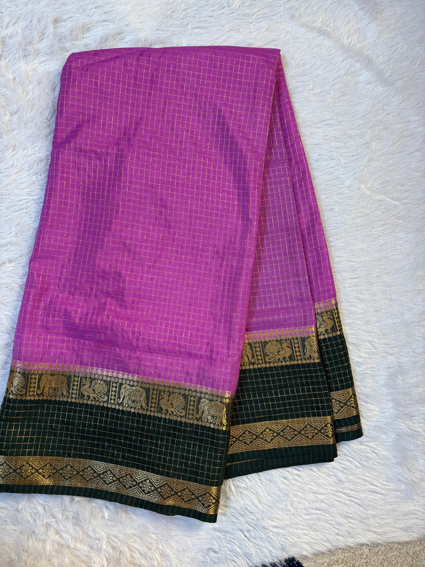 Semi Mysore silk saree