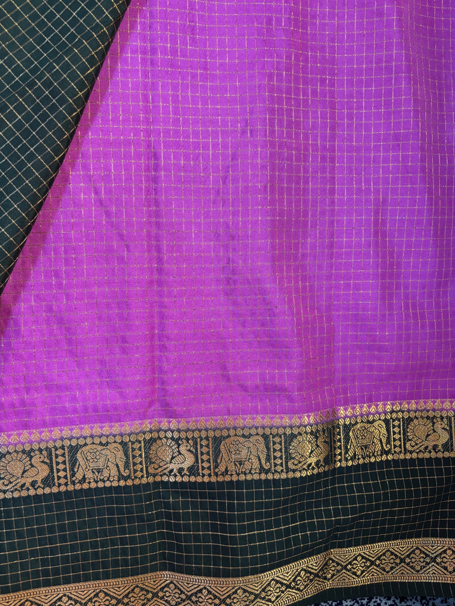 Semi Mysore silk saree