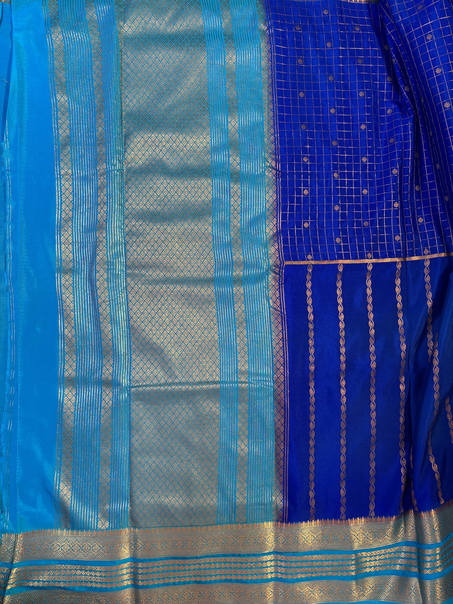 Semi Mysore silk saree