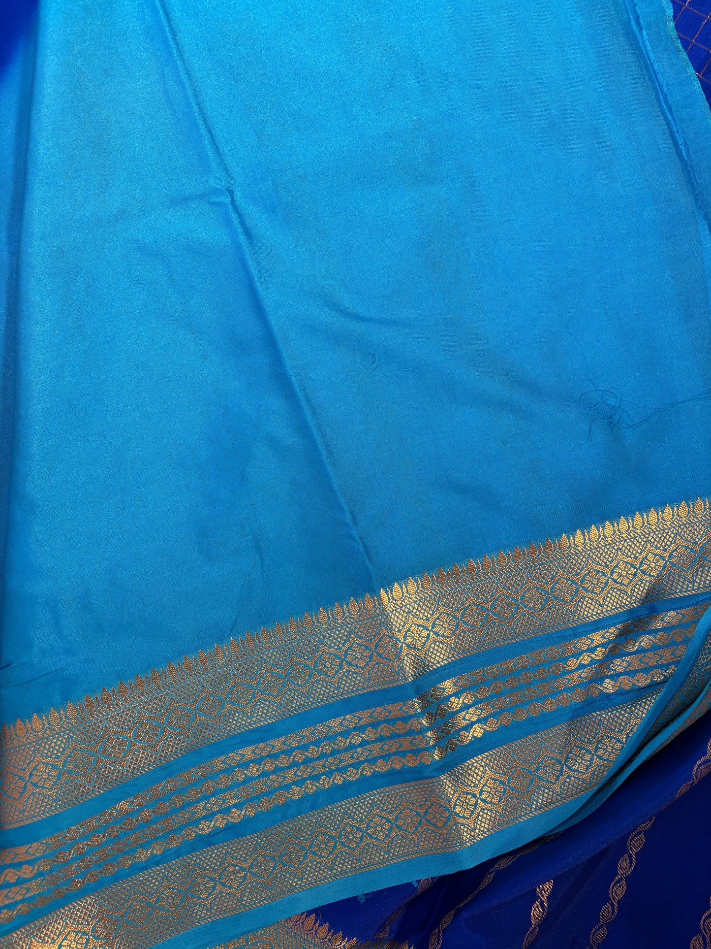 Semi Mysore silk saree