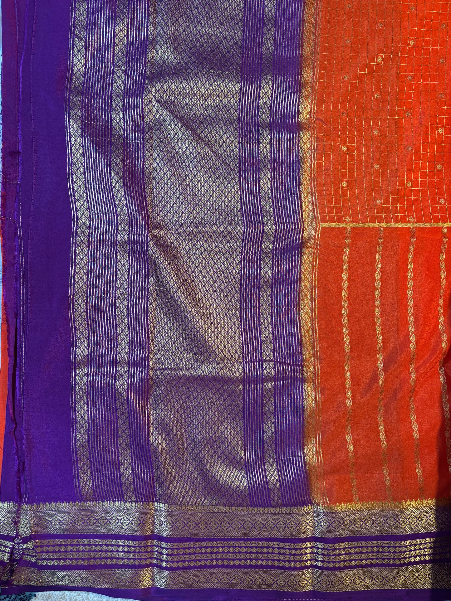 Semi Mysore silk saree