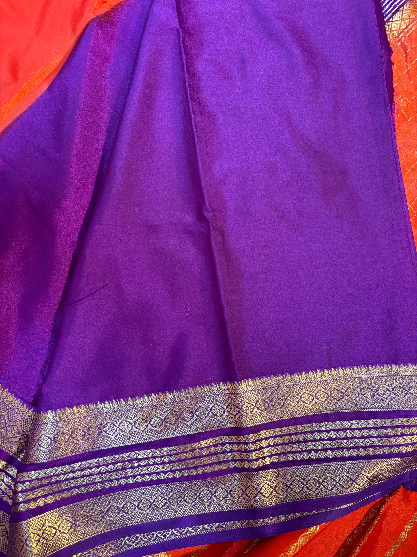 Semi Mysore silk saree