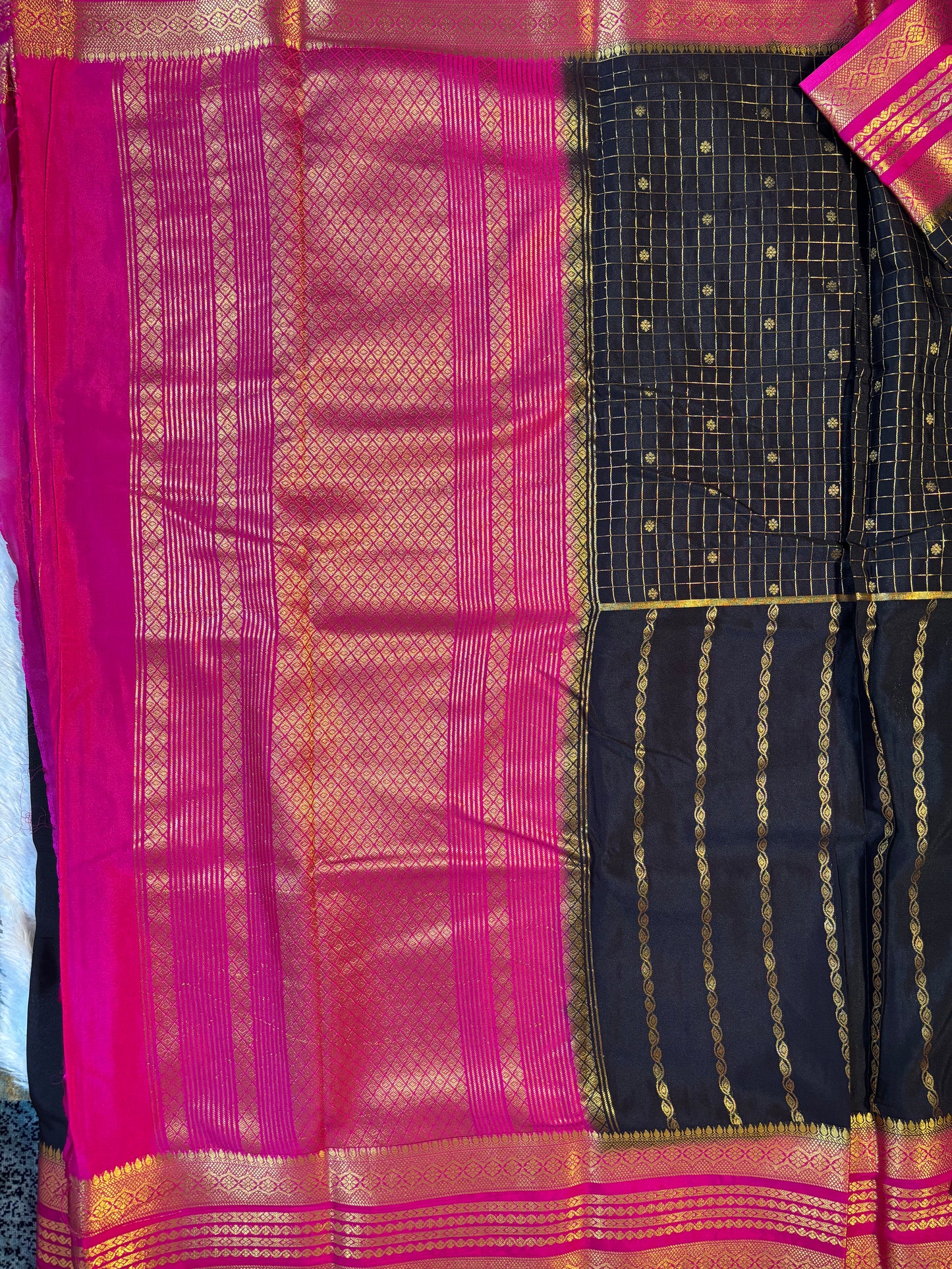 Semi Mysore silk saree