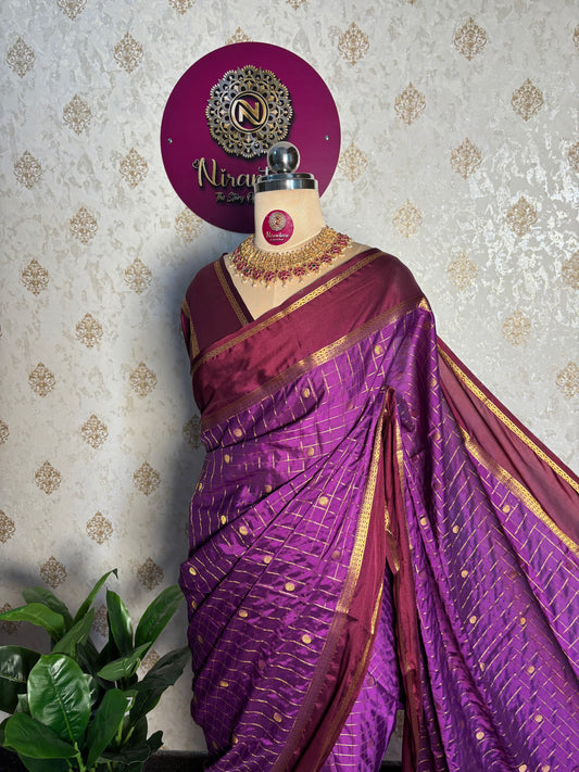 Semi mysore silk saree