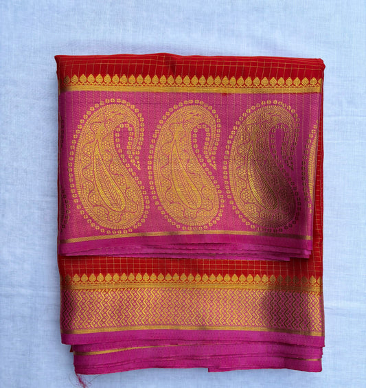 Semi Mysore silk saree
