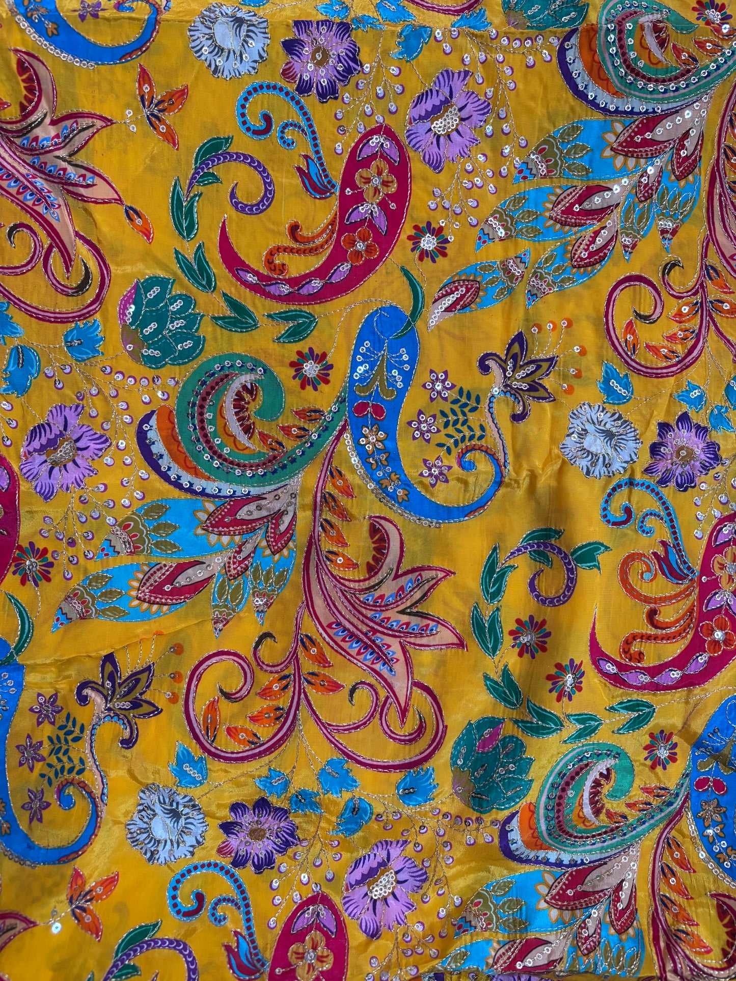 Natural crape blouse material