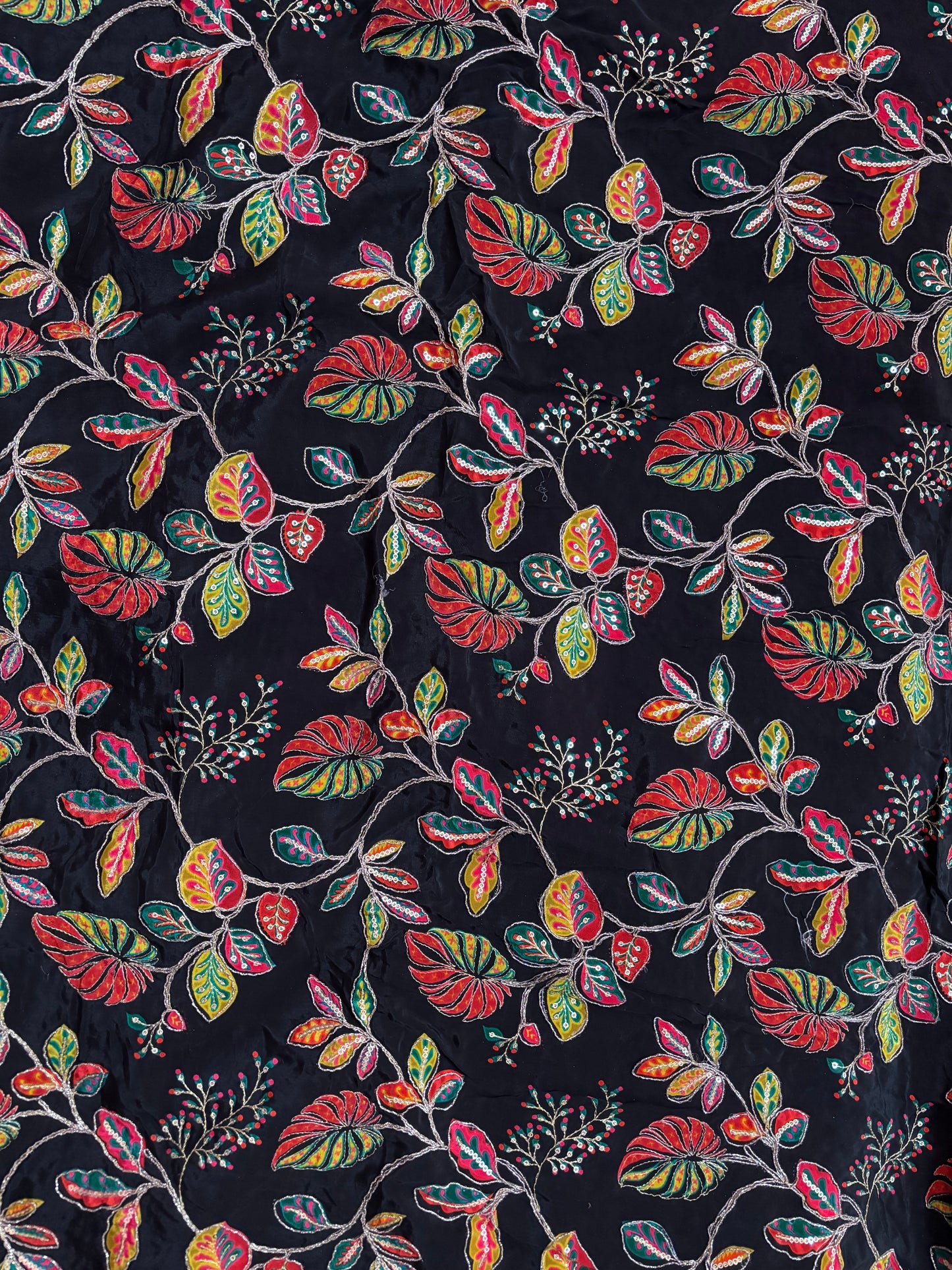 Natural crape blouse material