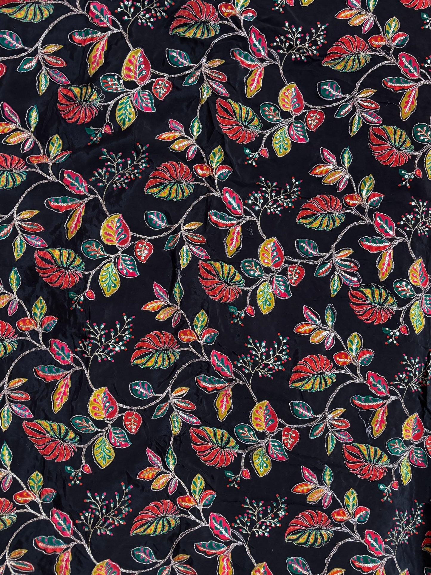 Natural crape blouse material