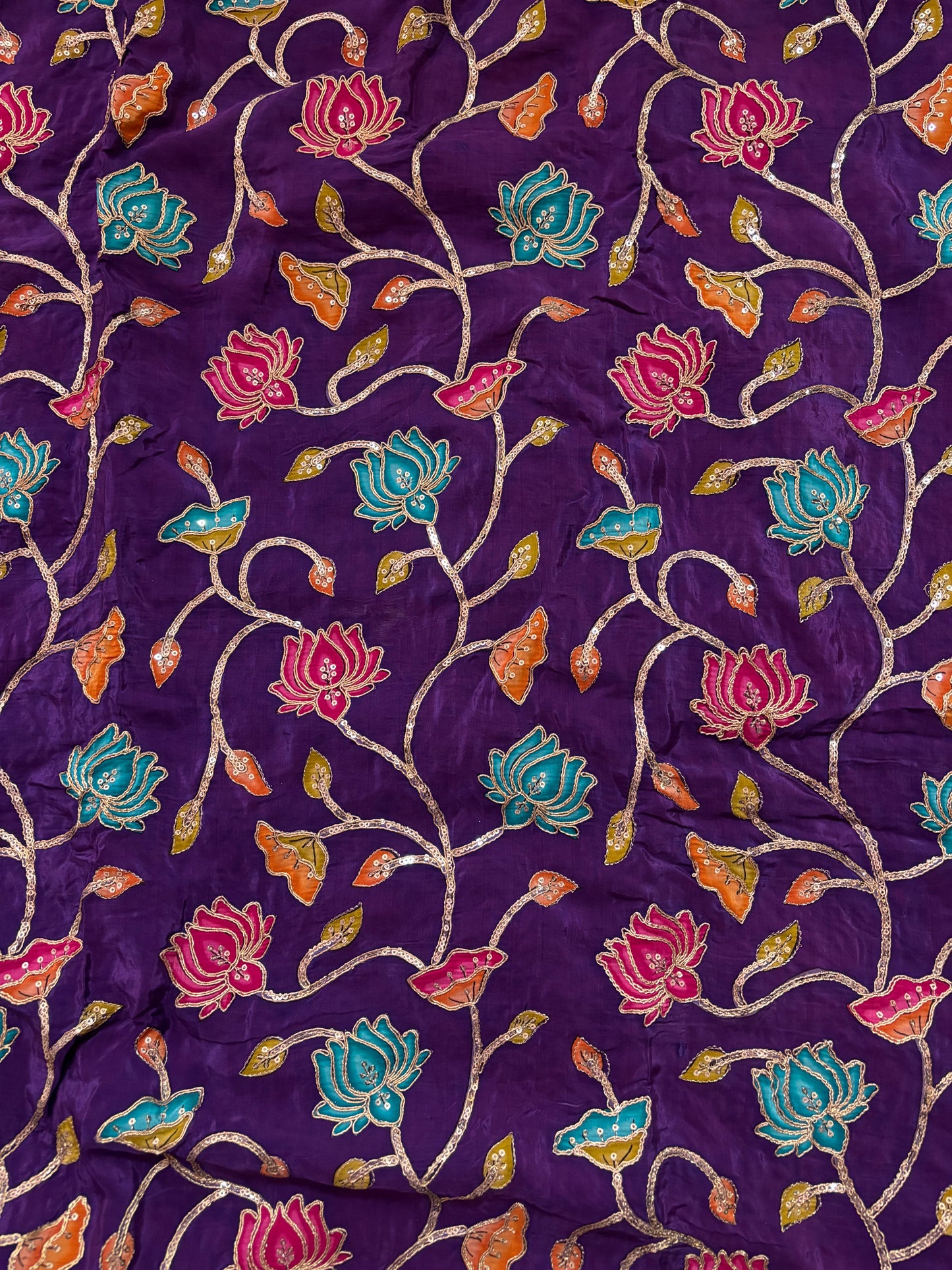 Natural crape blouse material