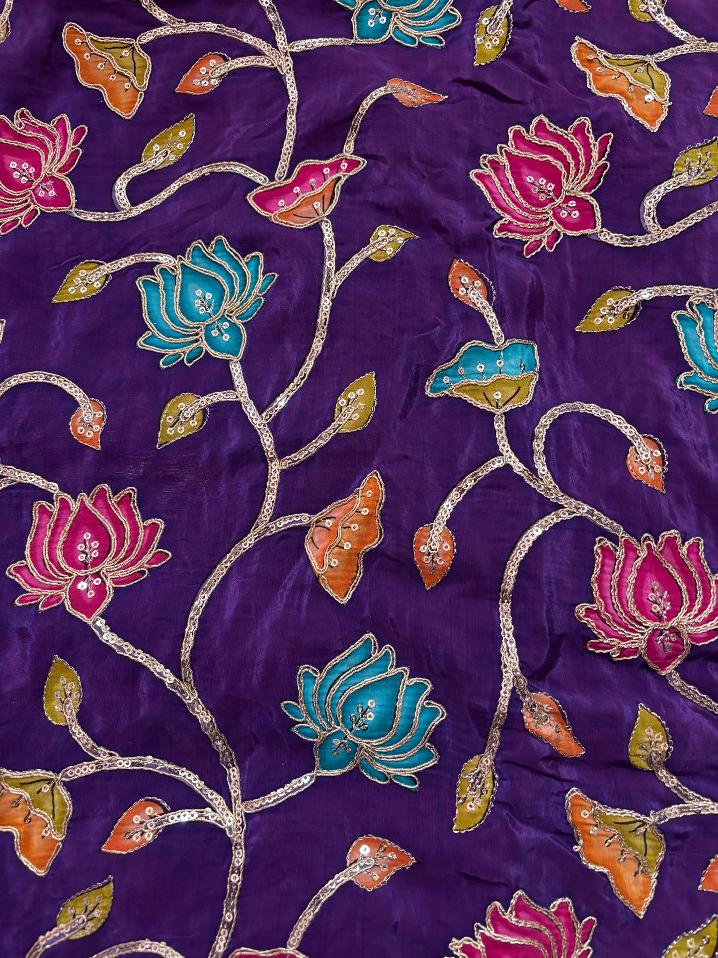 Natural crape blouse material