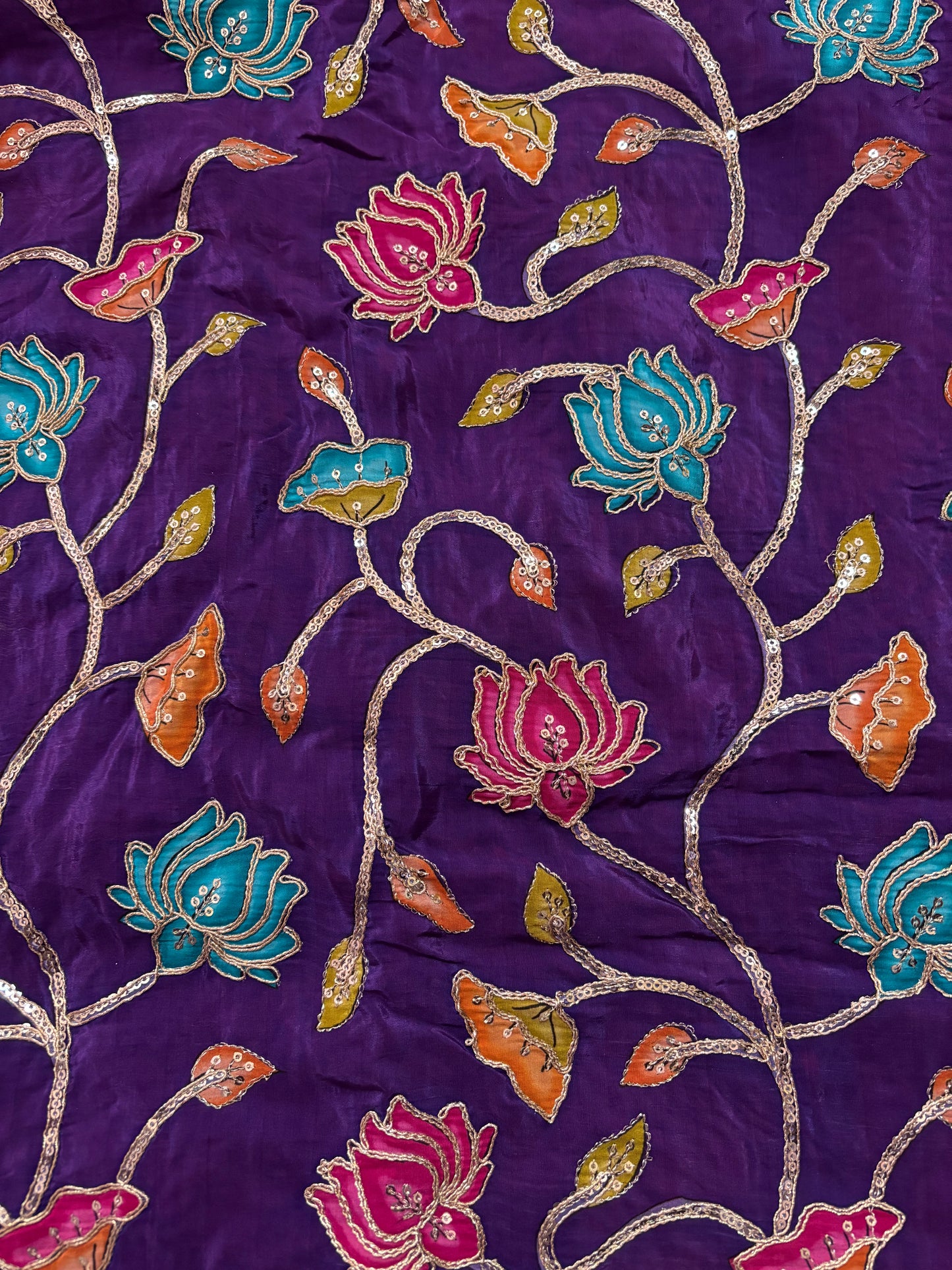 Natural crape blouse material