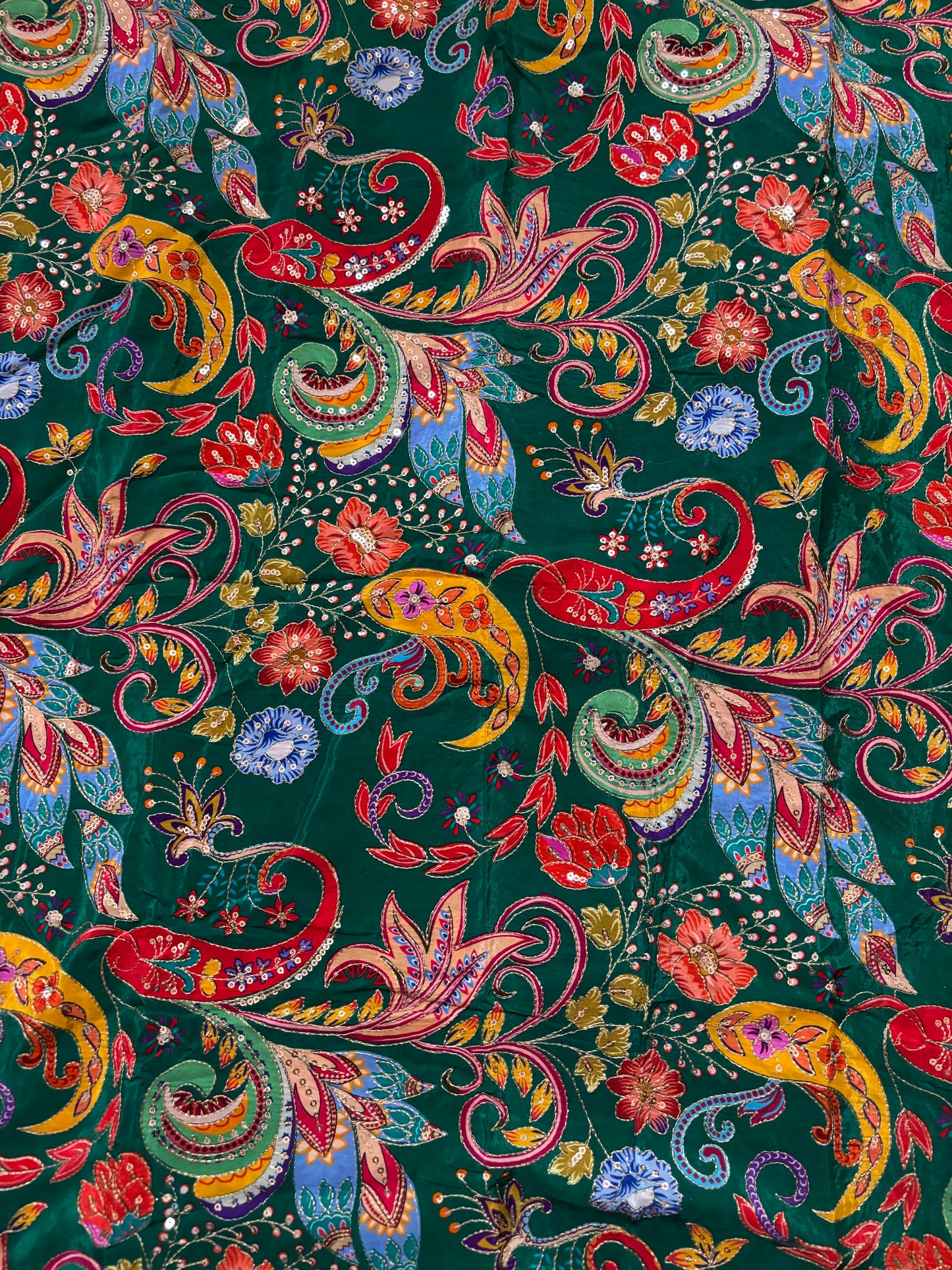 Natural crape blouse material