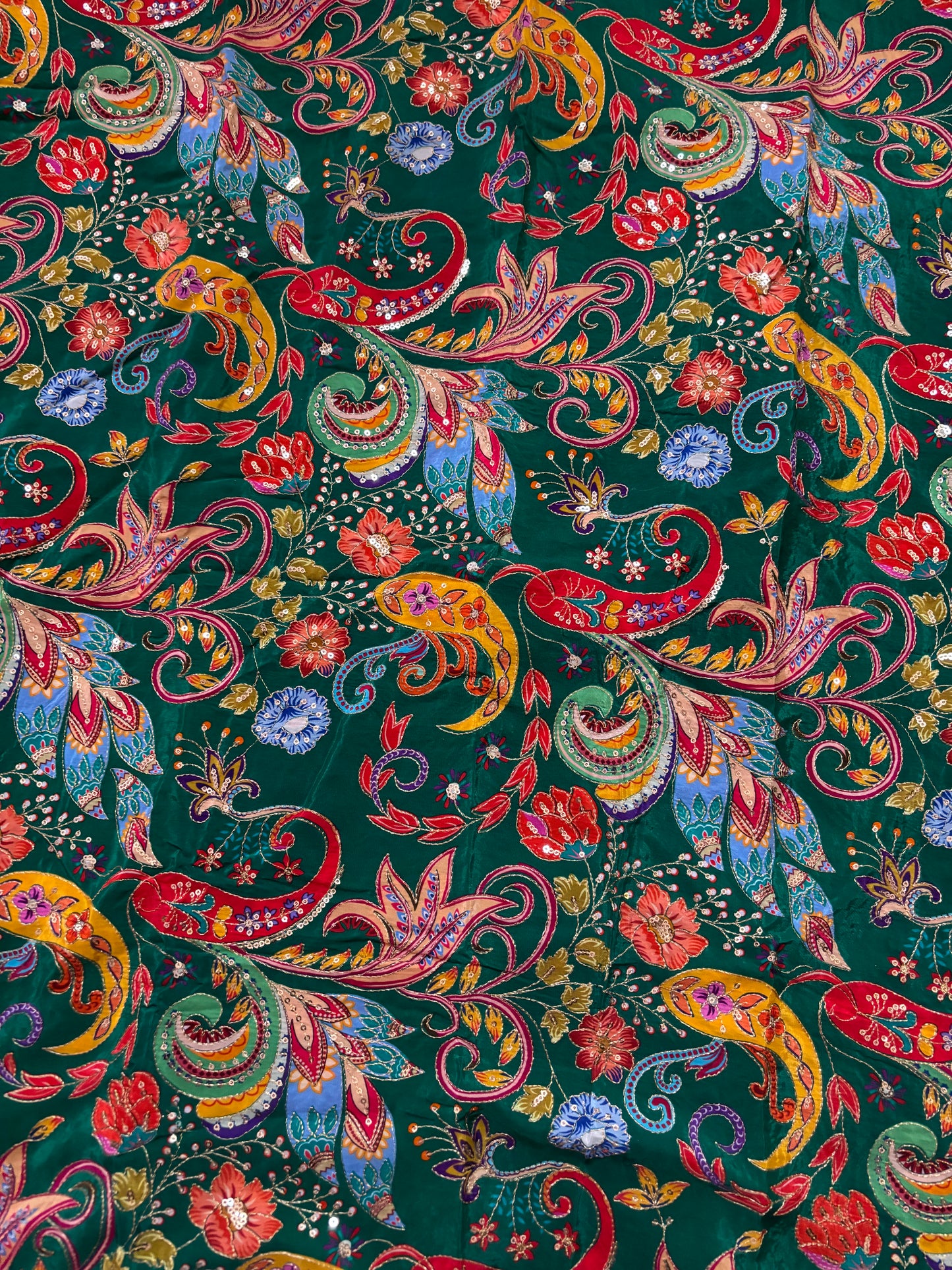 Natural crape blouse material