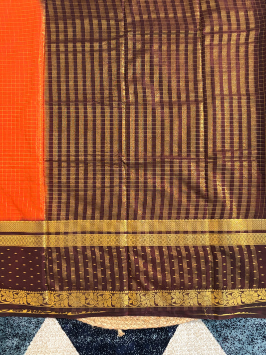 Semi mysore silk saree