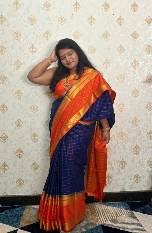 Semi mysore silk saree