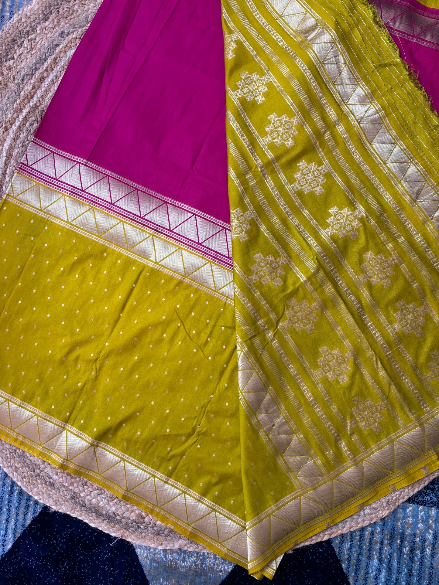 Viscose four border saree