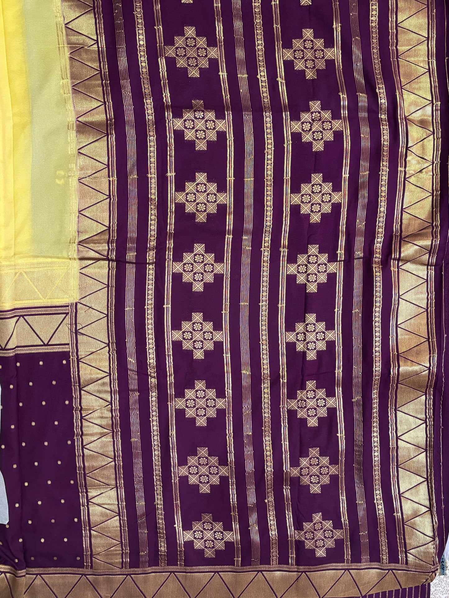 Viscose four border saree