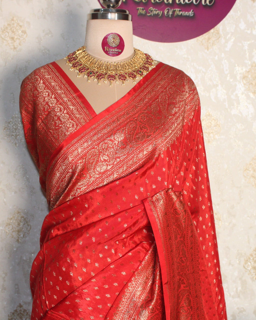 Banaras crape chiffon Saree