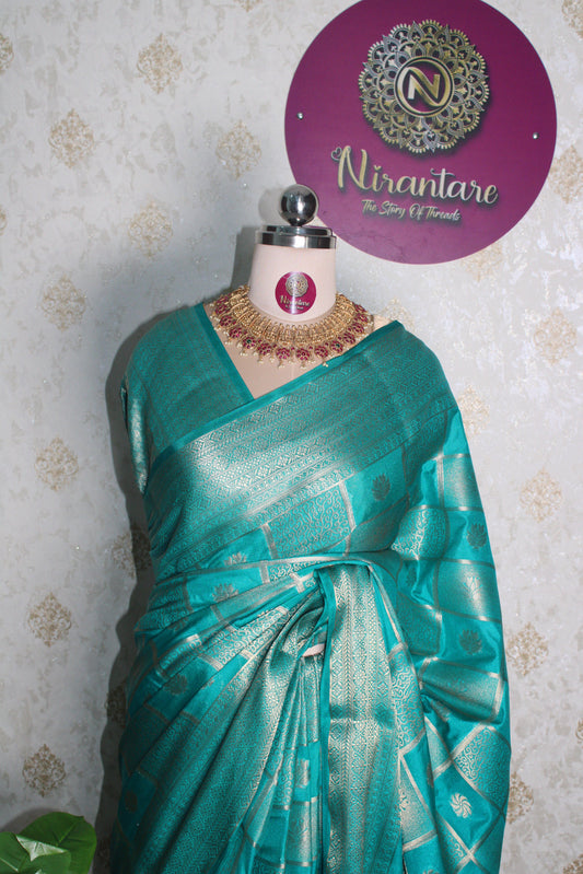 Semi Kanchi saree
