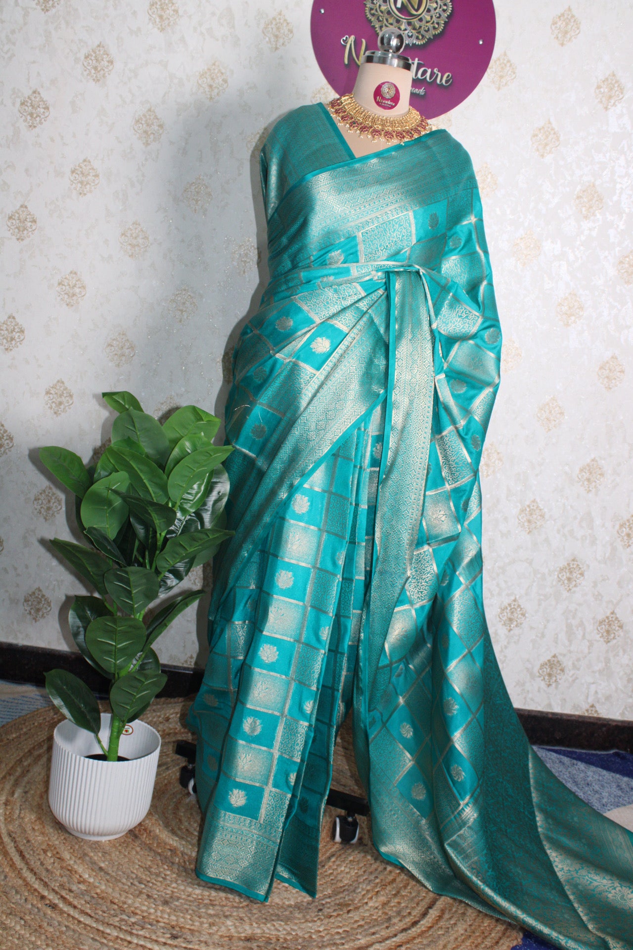 Semi Kanchi saree
