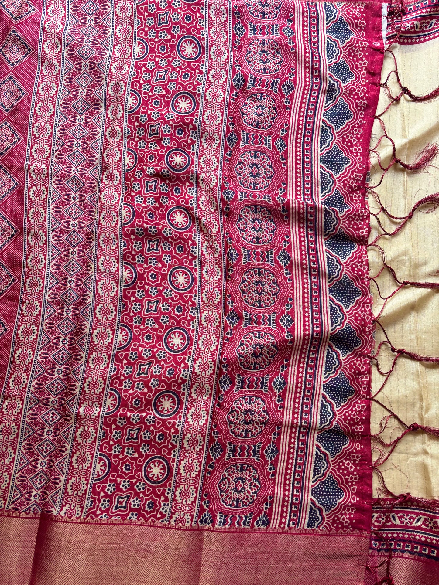 Kashmiri silk saree