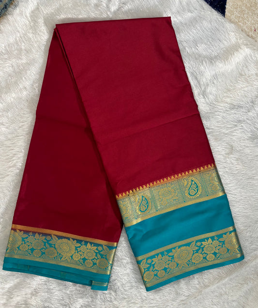 Semi mysore silk saree
