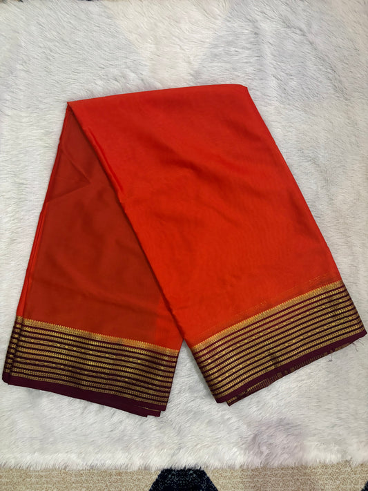 Semi mysore silk saree