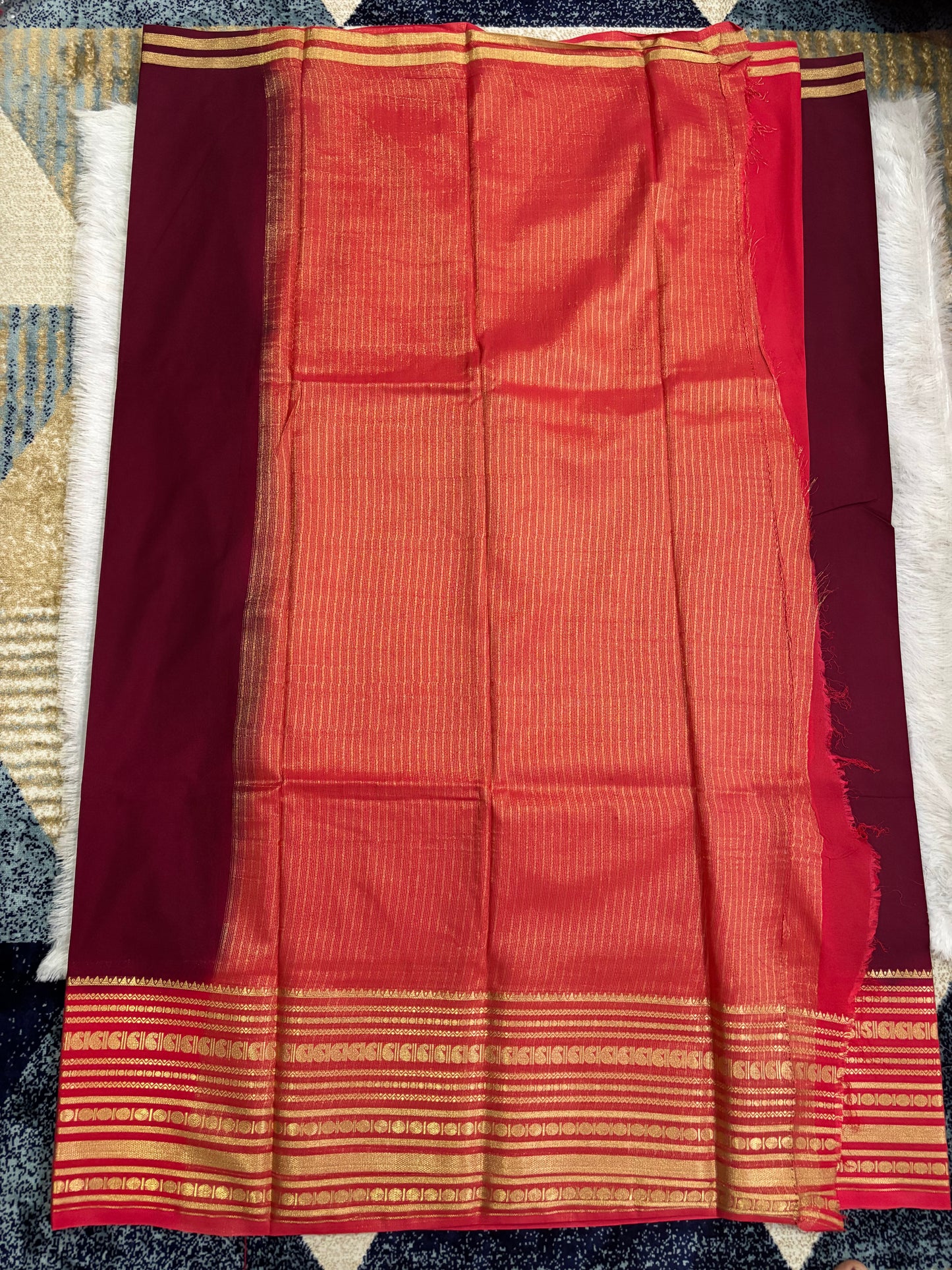 Semi mysore silk saree