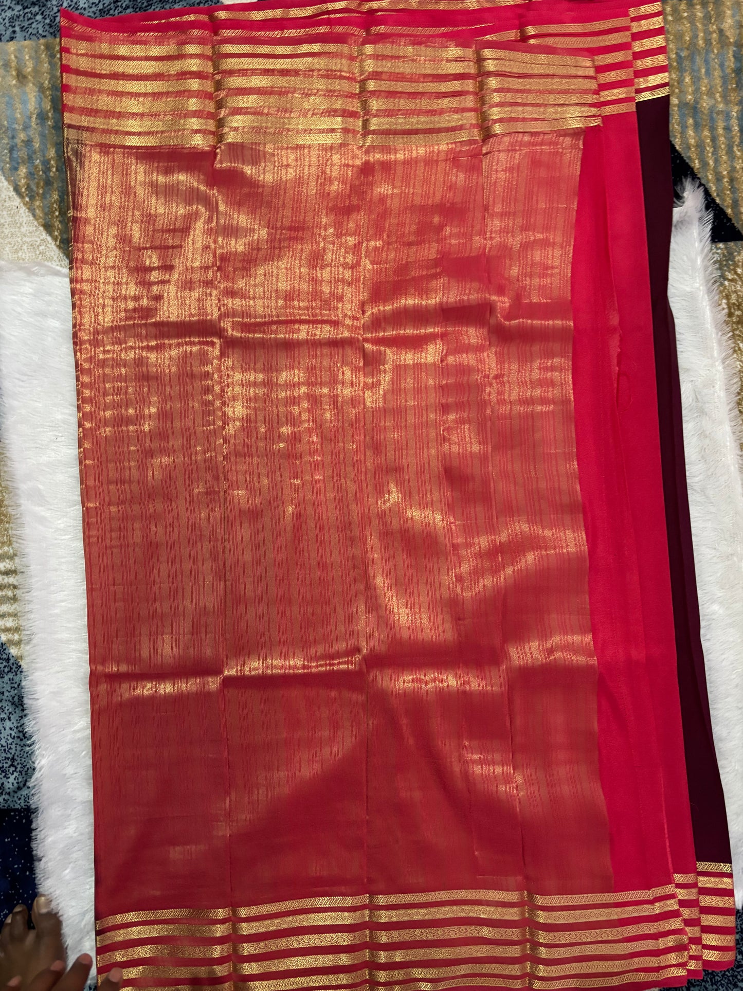 Semi mysore silk saree