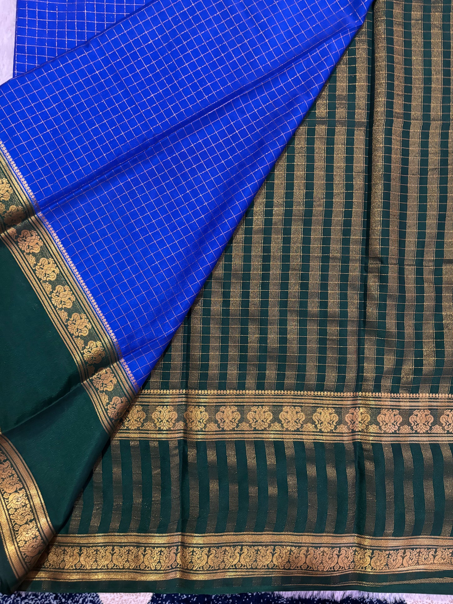 Semi Mysore silk saree