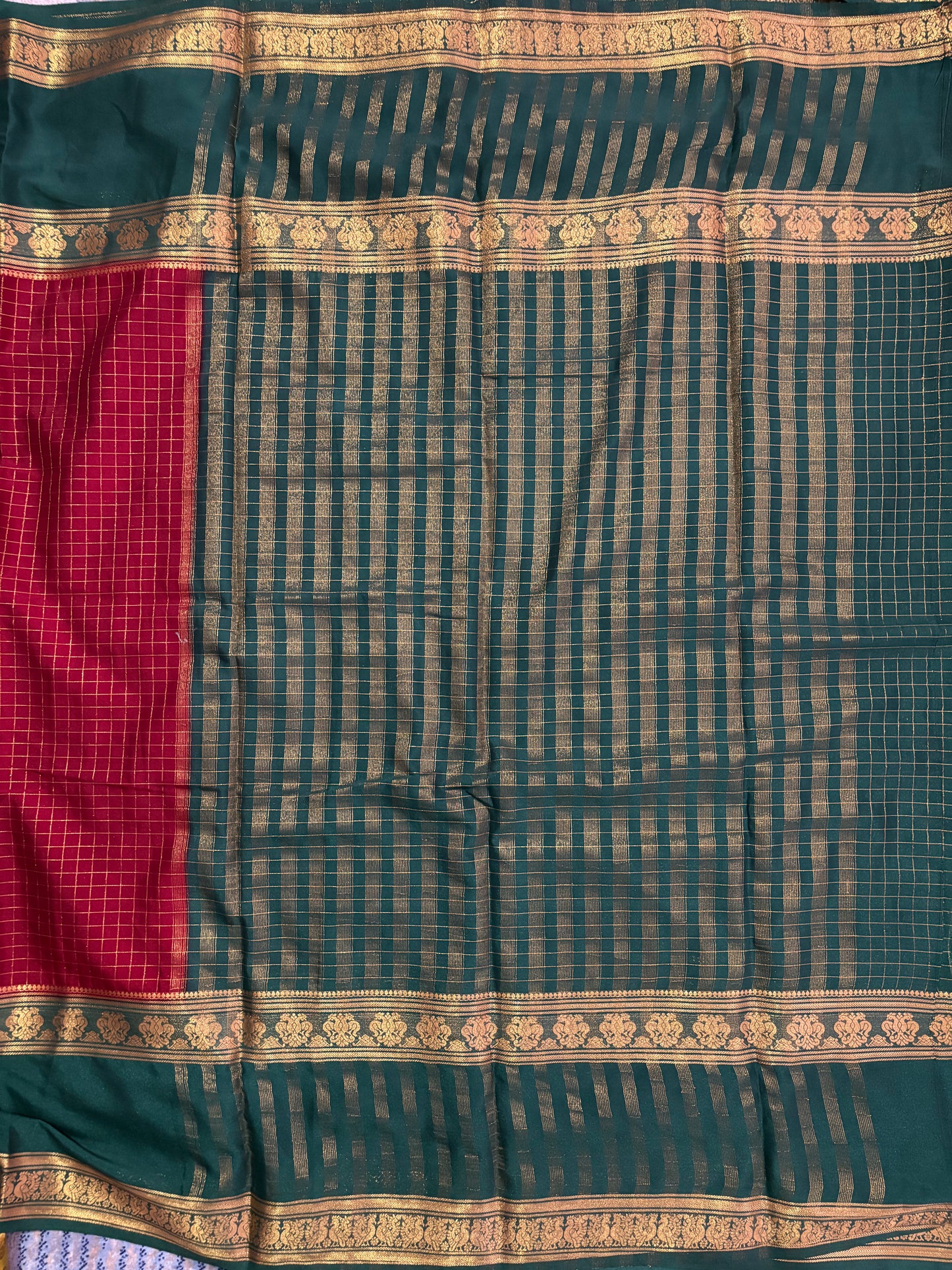 Semi Mysore silk saree