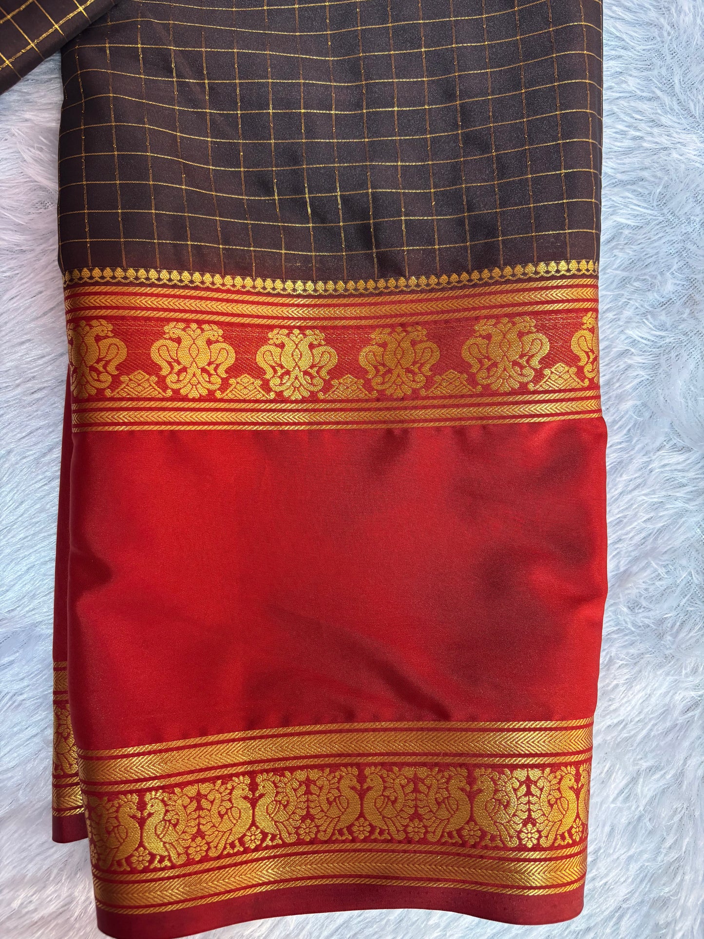 Semi Mysore silk saree