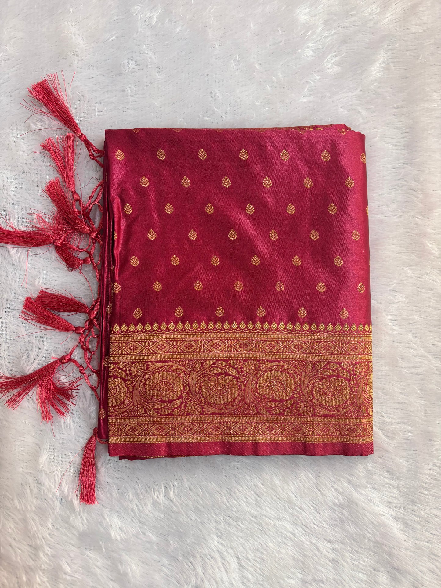 Banaras satin  saree