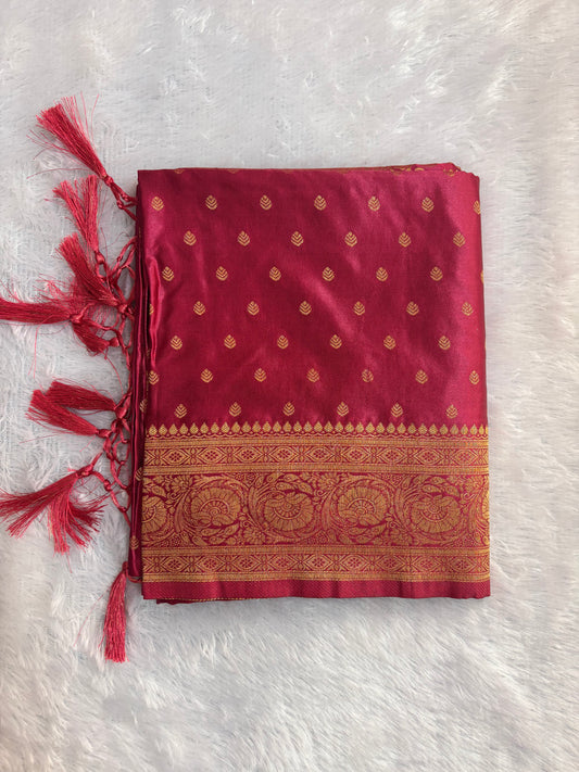Banaras satin  saree